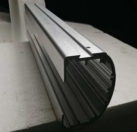 Bright Silver Anodized 6063 T5 Aluminum Extrusion Enclosure With CNC Drilling