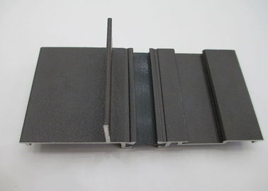 Black Bifold Doors / Window aluminium door frame extrusions Sand Blast Surface Treating 6063-T5