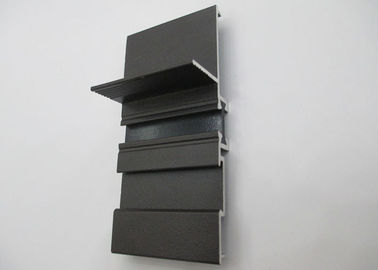 Black Bifold Doors / Window aluminium door frame extrusions Sand Blast Surface Treating 6063-T5