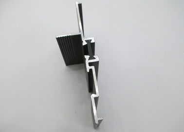 Black Bifold Doors / Window aluminium door frame extrusions Sand Blast Surface Treating 6063-T5