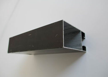 Exterior Fence Railing Custom Aluminum Extrusions Profiles Black Painted