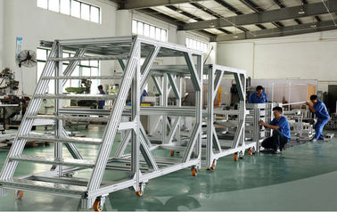 Car test frame Aluminum industrial profile for automotive gauge with T slot aluminum