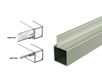 25*25mm Powder Coated Aluminum Square Tubing Frame With Connector For Display Shelf