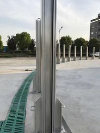 Good Tightness Aluminium Industrial Profile for Spundwand / anodized aluminium profiles