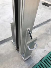 Good Tightness Aluminium Industrial Profile for Spundwand / anodized aluminium profiles