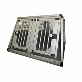 Household Extruded Aluminum Profiles Dog Cage For Car / Pet Grooming Cage Carrying Case