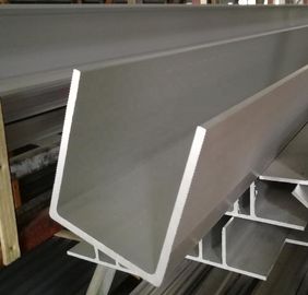 U Channel Aluminium Extrusion Profiles 6063 T5 Aluminum Alloy With Precision Cutting