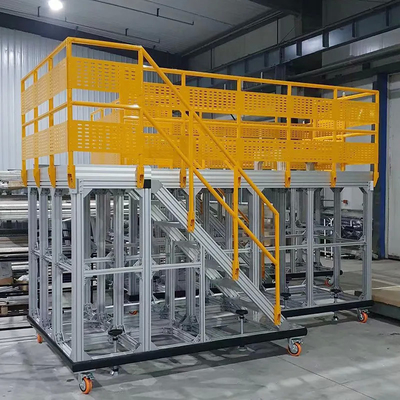 Anodisierter Aluminiumindustrielles Profil-beweglicher Plattform-Sicherheits-Schritt der versammlungs-T5