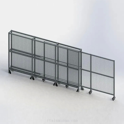 Verdrängter geschweißter industrieller Profil-Aluminiumdraht Mesh Fence 6063 - T5