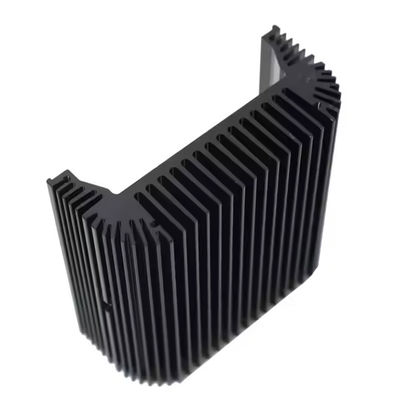 Industrielle Aluminiumprofil geformte Heizspüle Cnc Präzisionsbearbeitung Aluminium Hochleistungs-Hochdichte-Zähne-Heizspüle